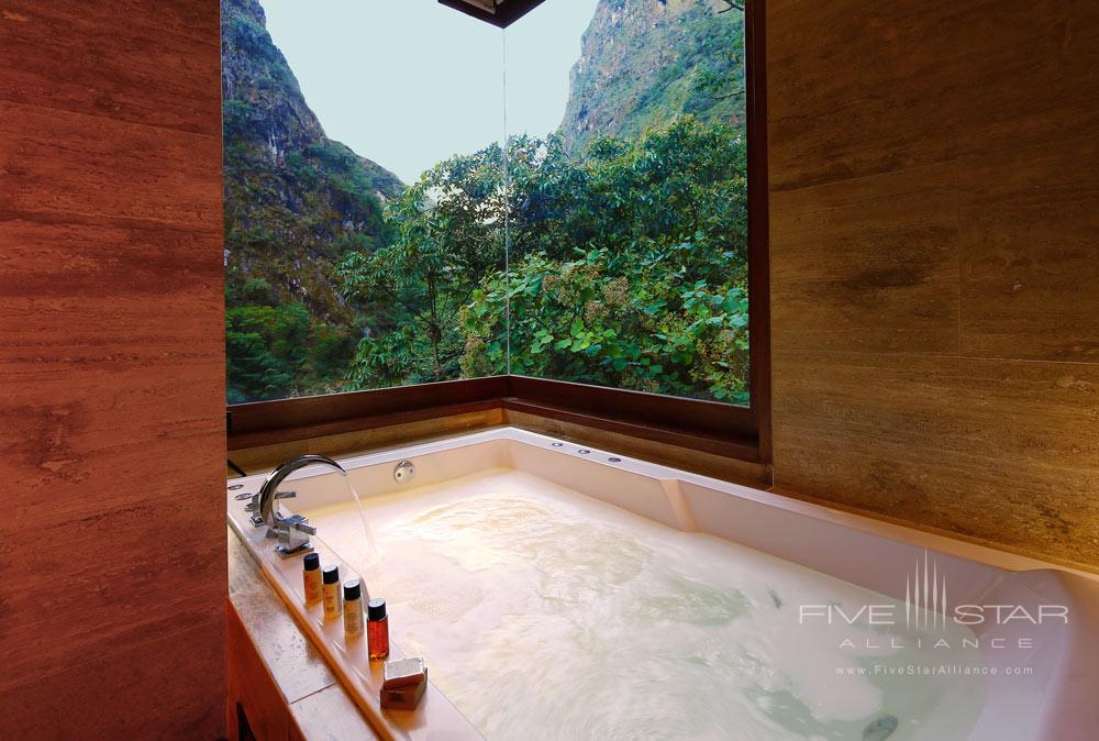 Imperial Suite Bath at Sumaq Machu Picchu Hote, lMachu Picchu, Peru