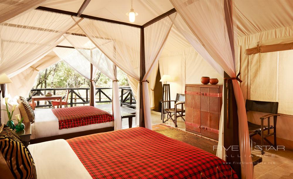 Double Guest Room at Fairmont Mara Safari Club