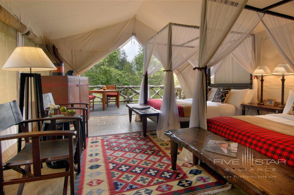 Double Guest Room at Fairmont Mara Safari Club