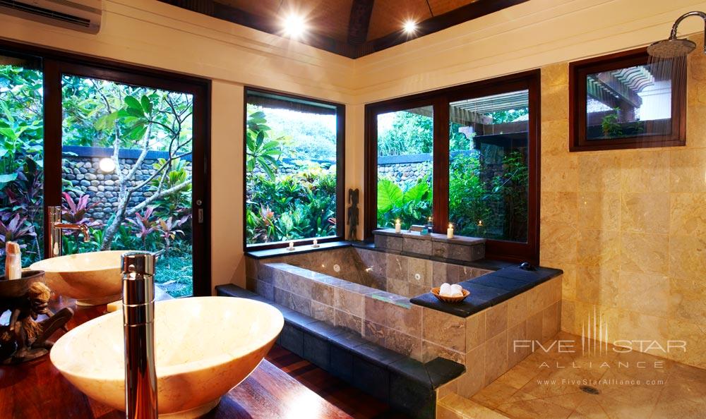 Suite bath at Nanuku Resort, Fiji Islands