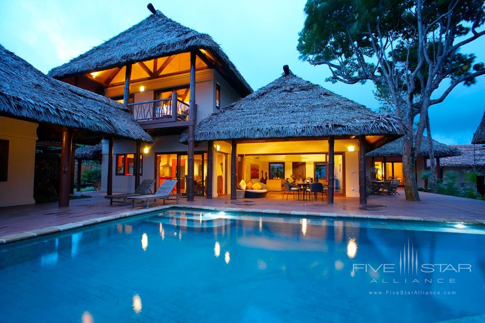 Beachfront grand pool villa exterior, Nanuku Resort, Fiji Islands