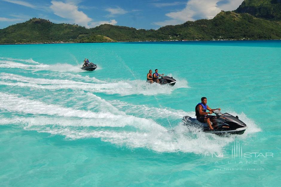 Jet ski activity at Nanuku Resort, Fiji Islands