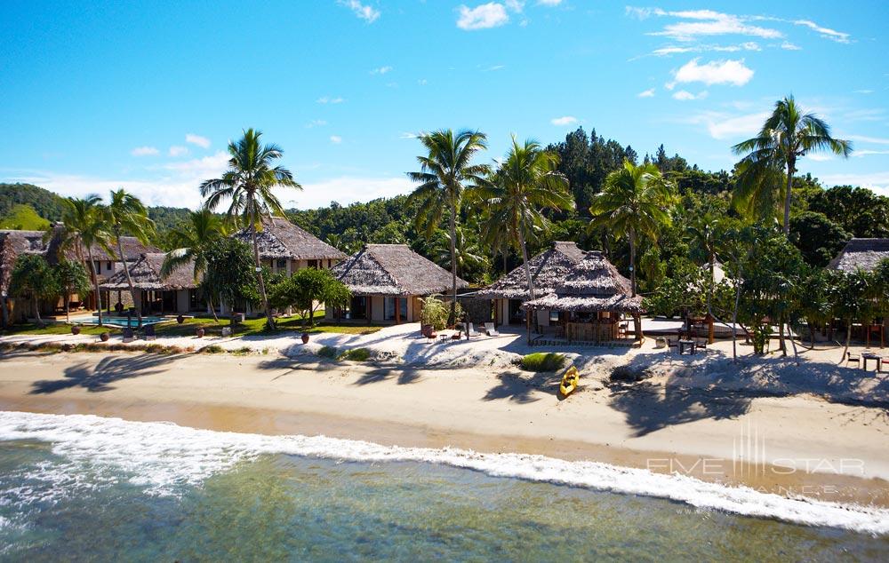 Villas by the beach at Nanuku Resort, Fiji Islands