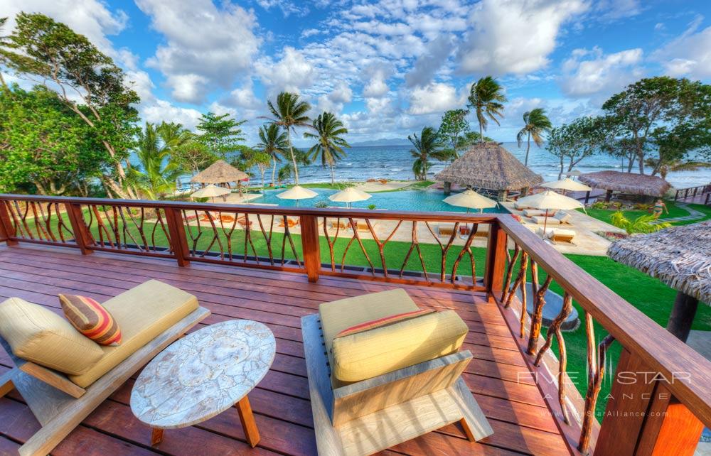 Terrace and lounge at Nanuku Resort, Fiji Islands