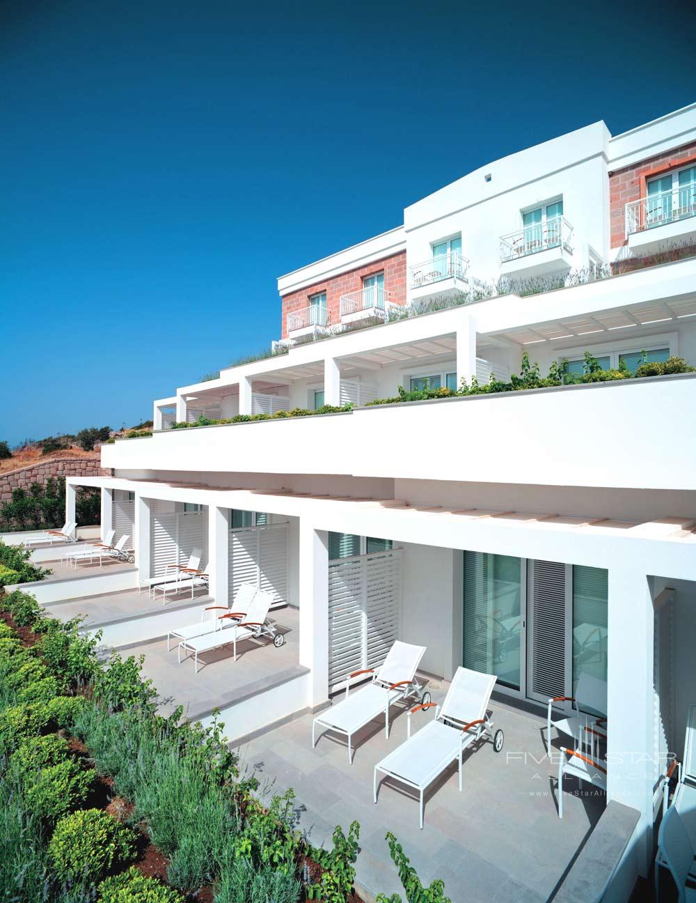 Grand Deluxe Sea Room Terrace View at Doria Hotel Bodrum, Turkey