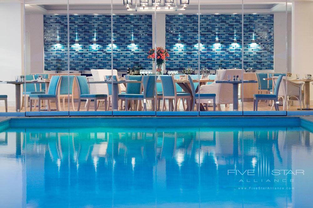 Blu Restaurant at Doria Hotel Bodrum, Turkey