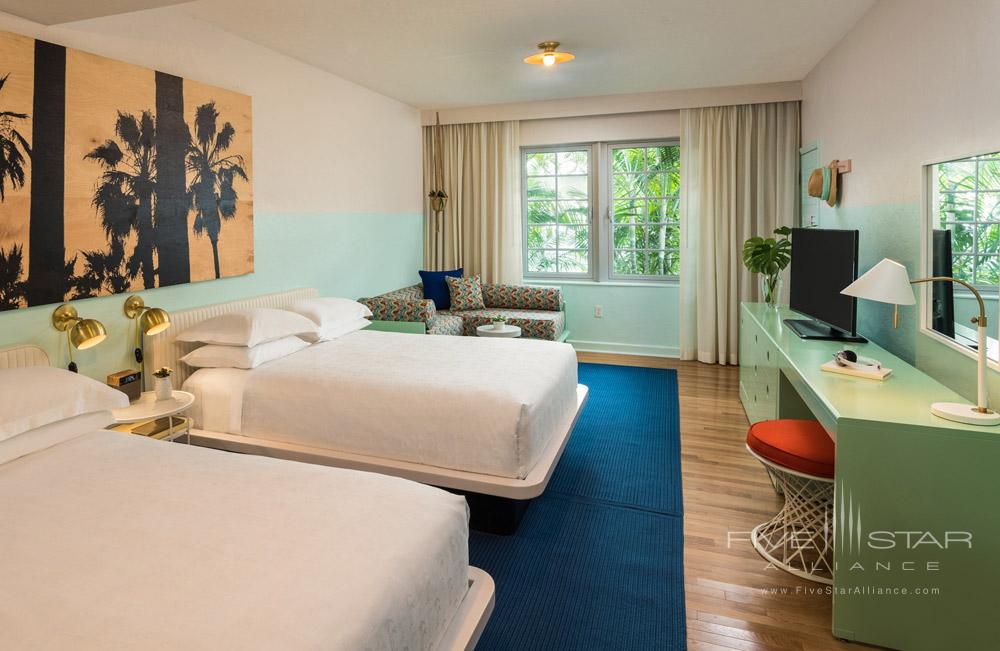 Double Guest Room at The Hall, Miami Beach, FL