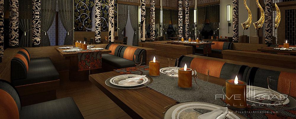 Saffron Dining Room at Banyan Tree Tamouda Bay, Morocco