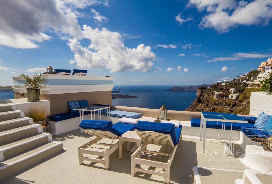 Grotto Suite Terrace at Iconic Santorini, Greece