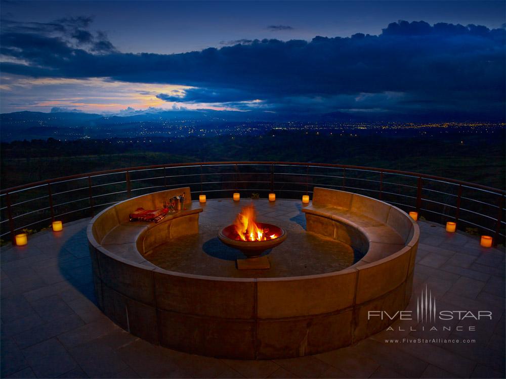Sit and enjoy a relaxing evening by the firepit at AltaGracia Boutique Hacienda, Costa Rica
