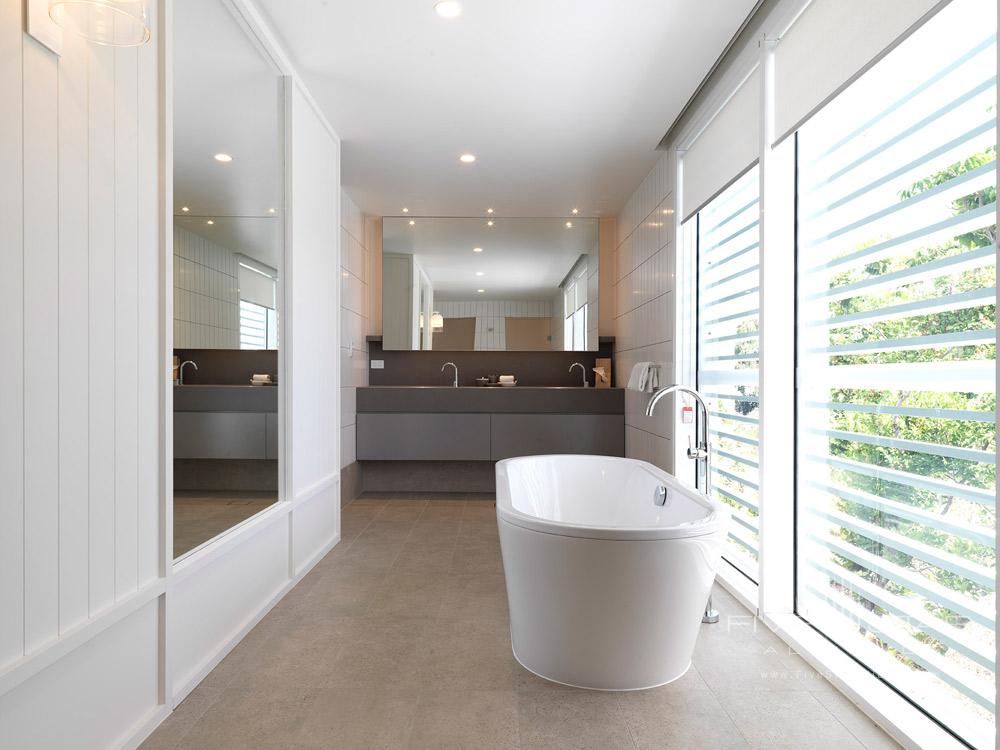 Pavillion Suite Bath with Freestanding Tub at Lizard Island Resort, Great Barrier Reef, Queensland, Australia