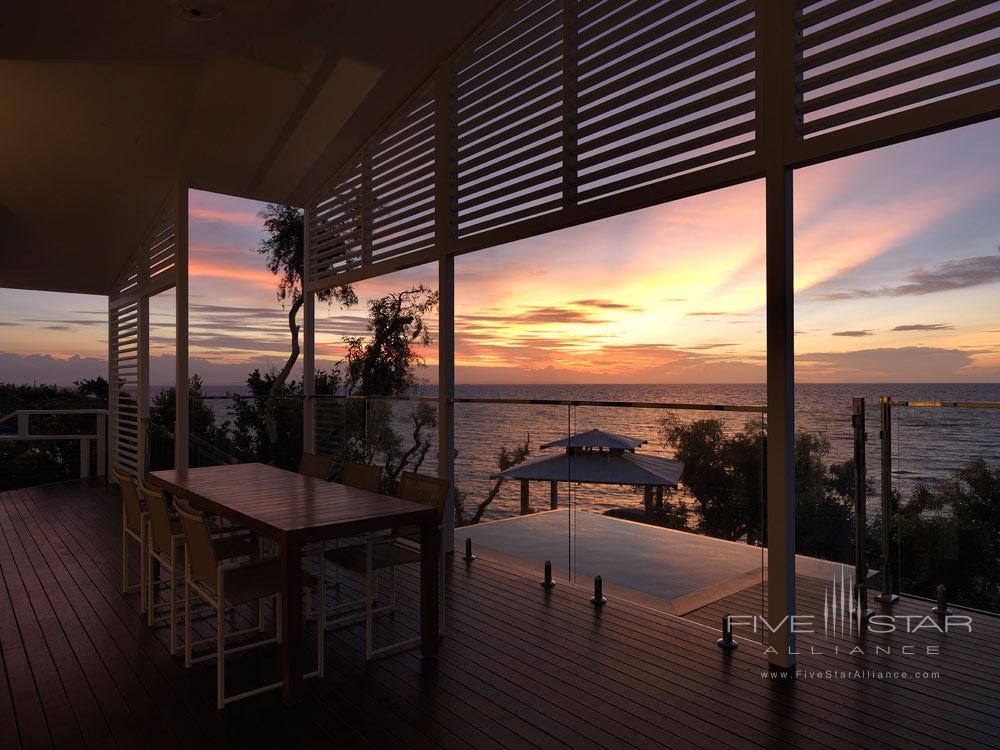Sunset View from Pavillion Suite at Lizard Island Resort, Great Barrier Reef, Queensland, Australia
