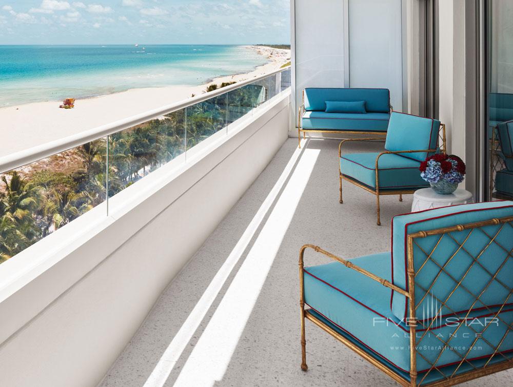 Corner Suite Balcony at Faena Hotel Miami Beach, FL