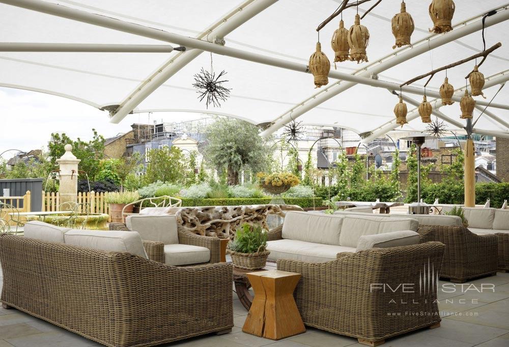 Rooftop Terrace at Ham Yard Hotel London, England