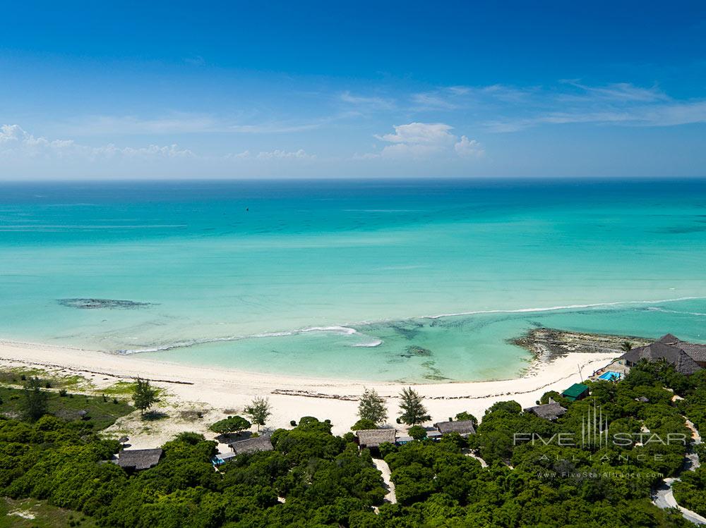 Aerial View of Anantara Medjumbe Island Resort and Spa, Medjumbe Island, Mozambique