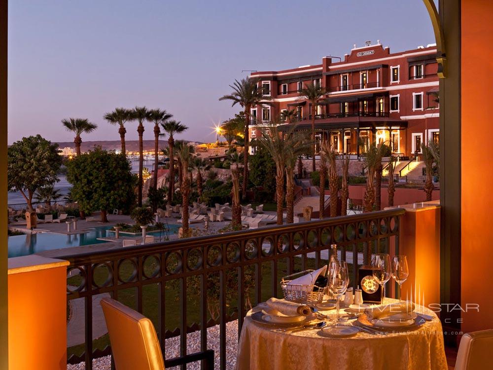 Terrace Dining at Sofitel Legend Old Cataract Aswan in Aswan, Egypt