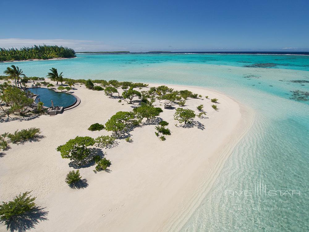 Beach at The Brando, Arue, French, Polynesia