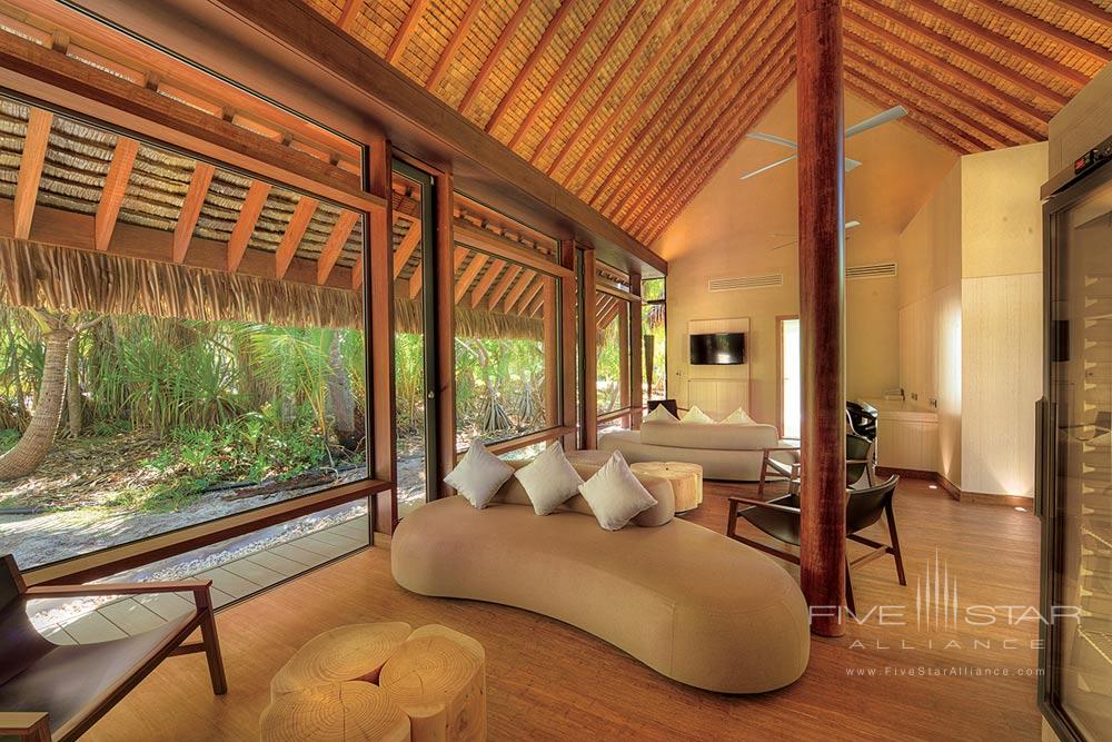 The Brando three bedroom villa lounge, Arue, French, Polynesia