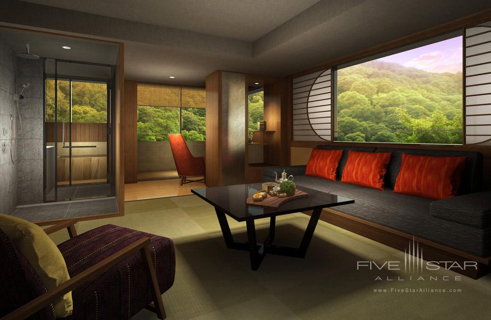 Family room at Suiran, Kyoto, Japan