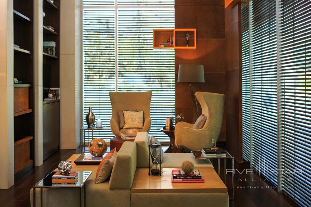 Library at Renaissance Santiago Hotel, Chile