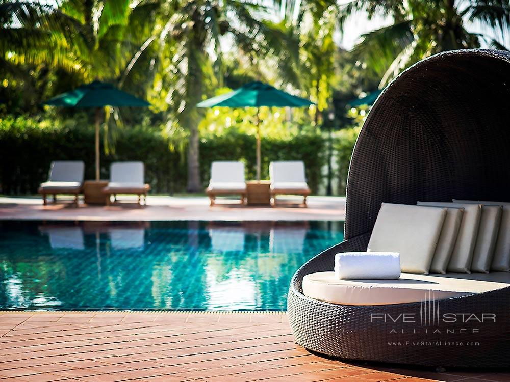 Relax by the pool at Sofitel Phnom Penh Phokeethra, Cambodia