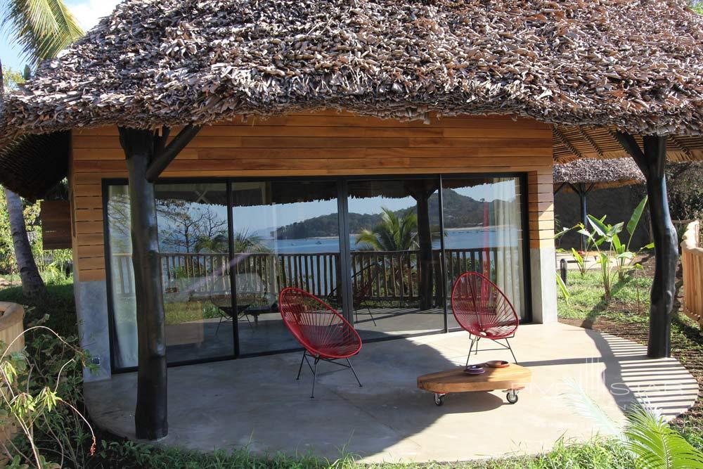 Deluxe Lodge Terrace at LHeure Bleue Hotel, Madagascar