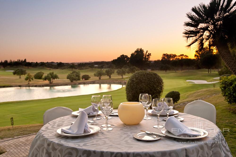 Breakfast overlooking golf course at Barcelo Montecastillo Golf Hotel, Spain