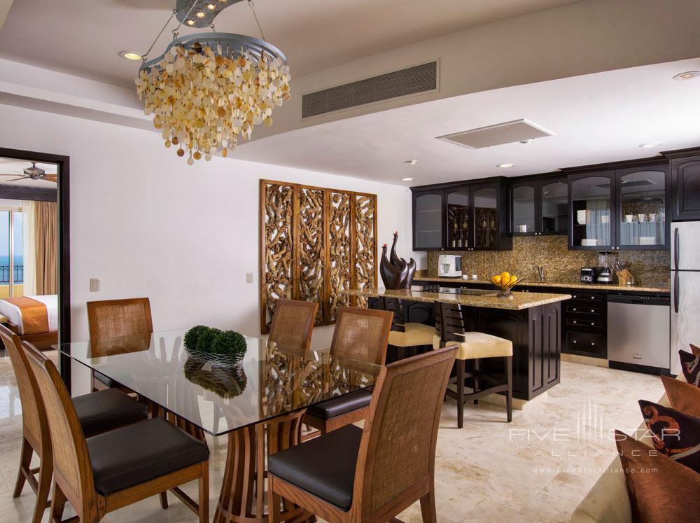 Three Bedroom Penthouse Kitchen, Villa del Palmar Cancun, Mexico