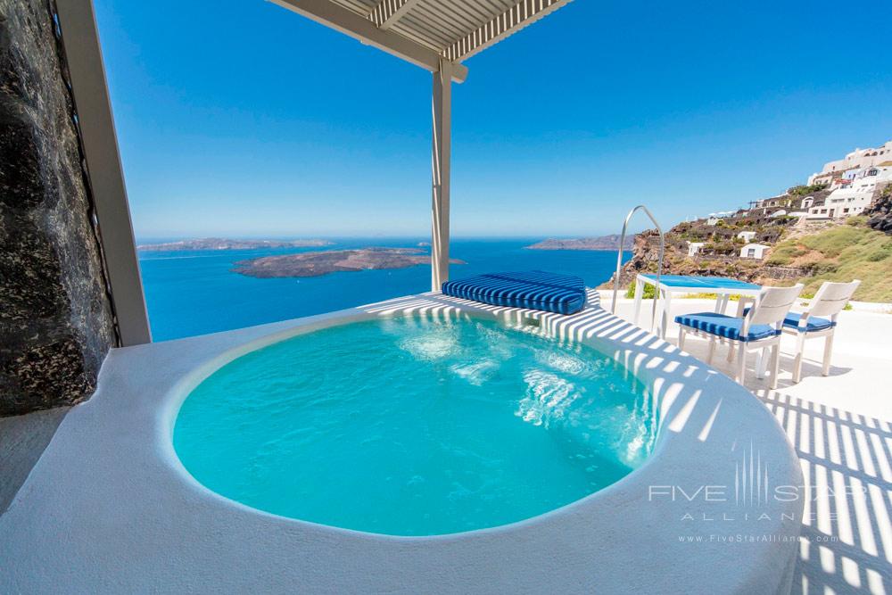 Caldera Pool at Iconic Santorini, Greece