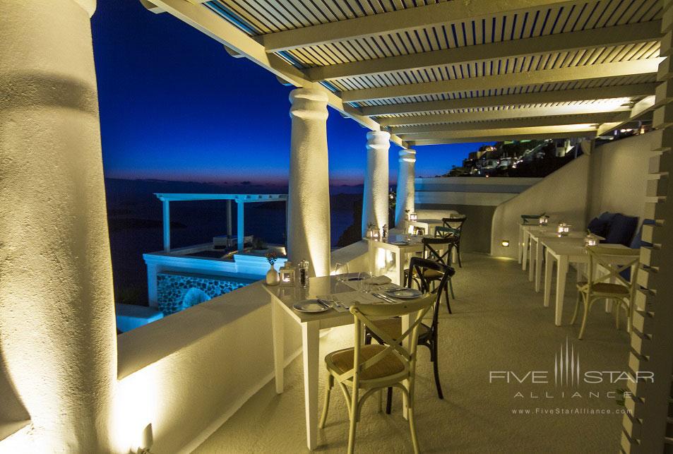 Pergola Restaurant at Iconic Santorini, Greece