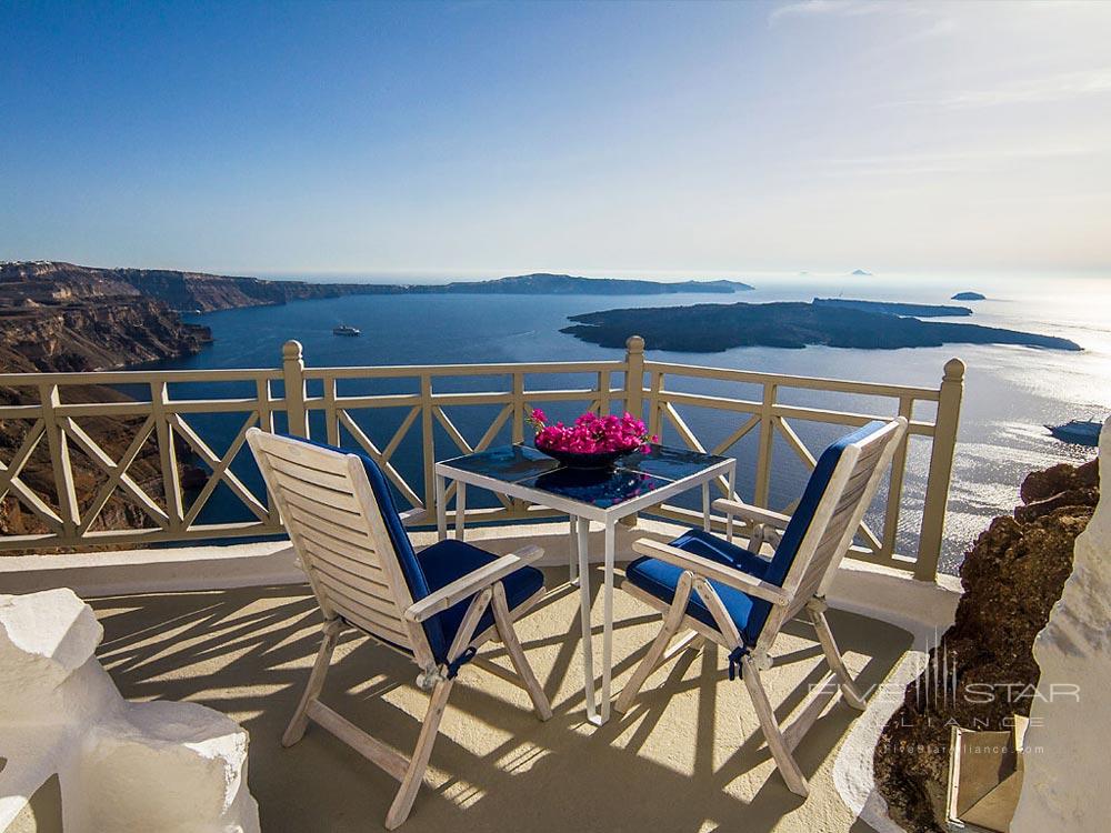 Cliff Suite terrace at Iconic Santorini, Greece