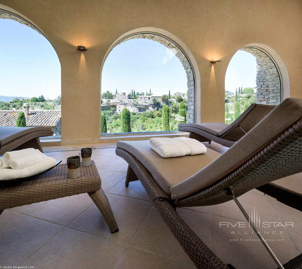 Rooftop Lounge at La Bastide de Gordes, France