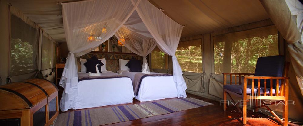 Double Guest Room at Sarova Mara Game Camp, Kenya