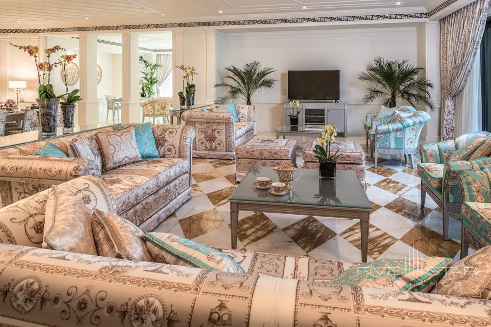 Suite Living Room at Palazzo Versace Dubai