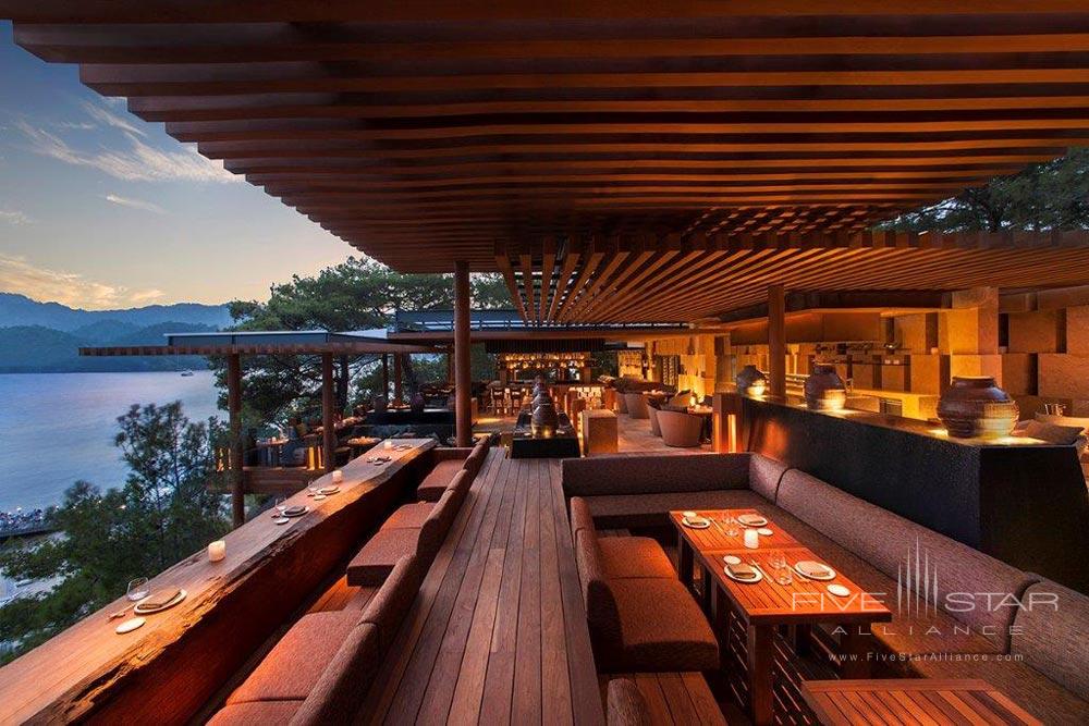 Terrace Lounge and Bar at D-Resort Gocek, Turkey