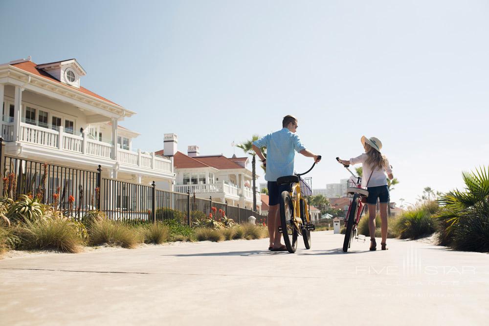 Enjoy bike riding activities while at Beach Village at The Del, San Diego