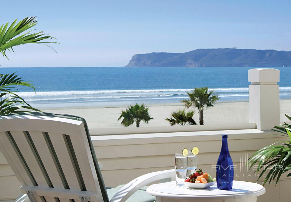 Balcony Lounge area at Beach Village at The Del, San Diego