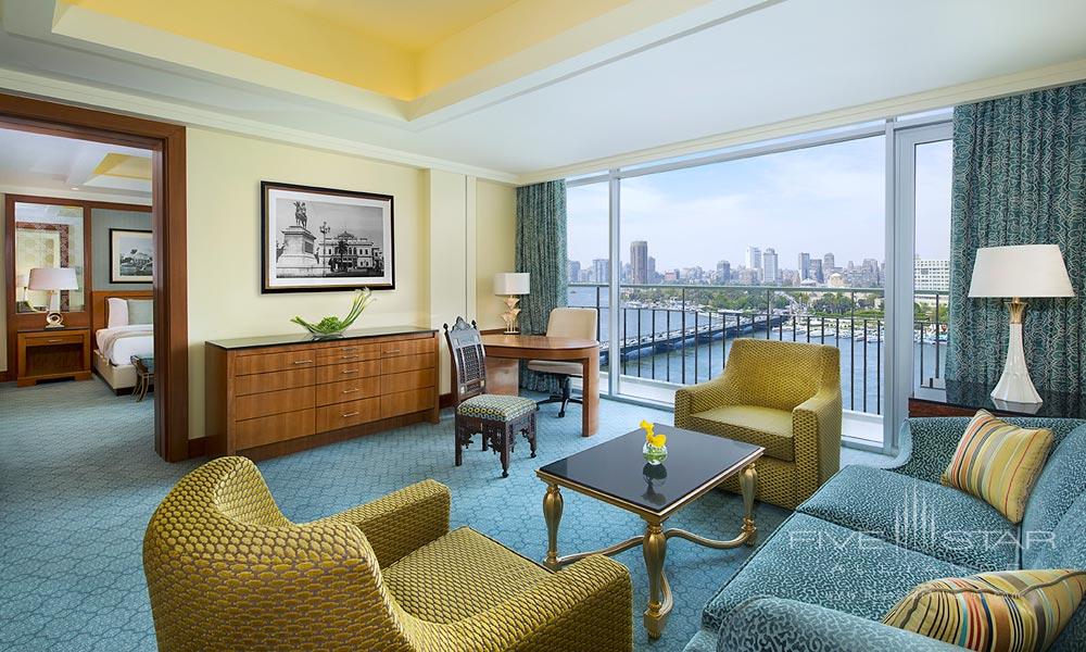 Executive Suite Living Room at The Nile Ritz-Carlton, Cairo, Egypt