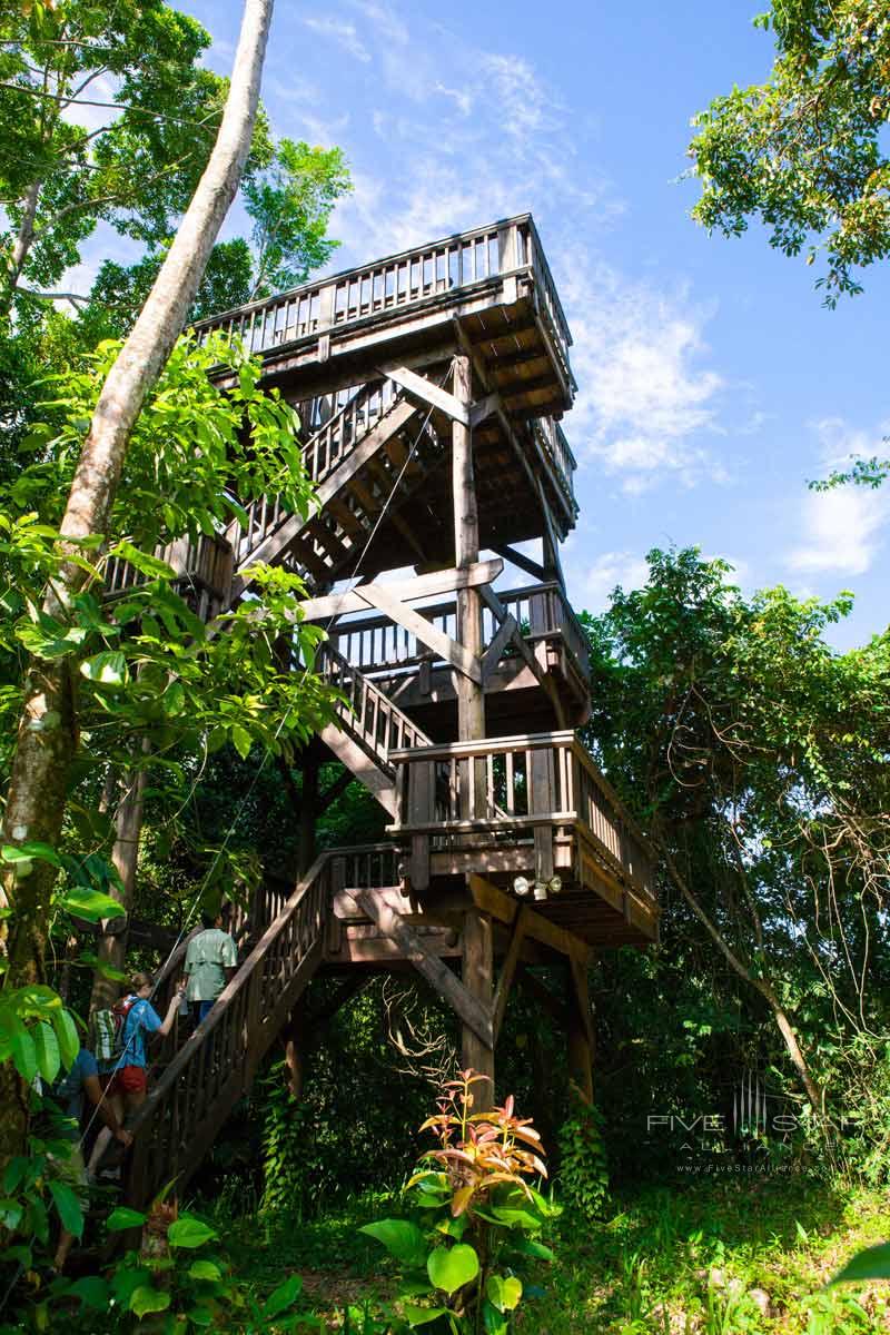 Observation Tower at The Lodge and Spa at Pico Bonito, La Ceiba, Honduras
