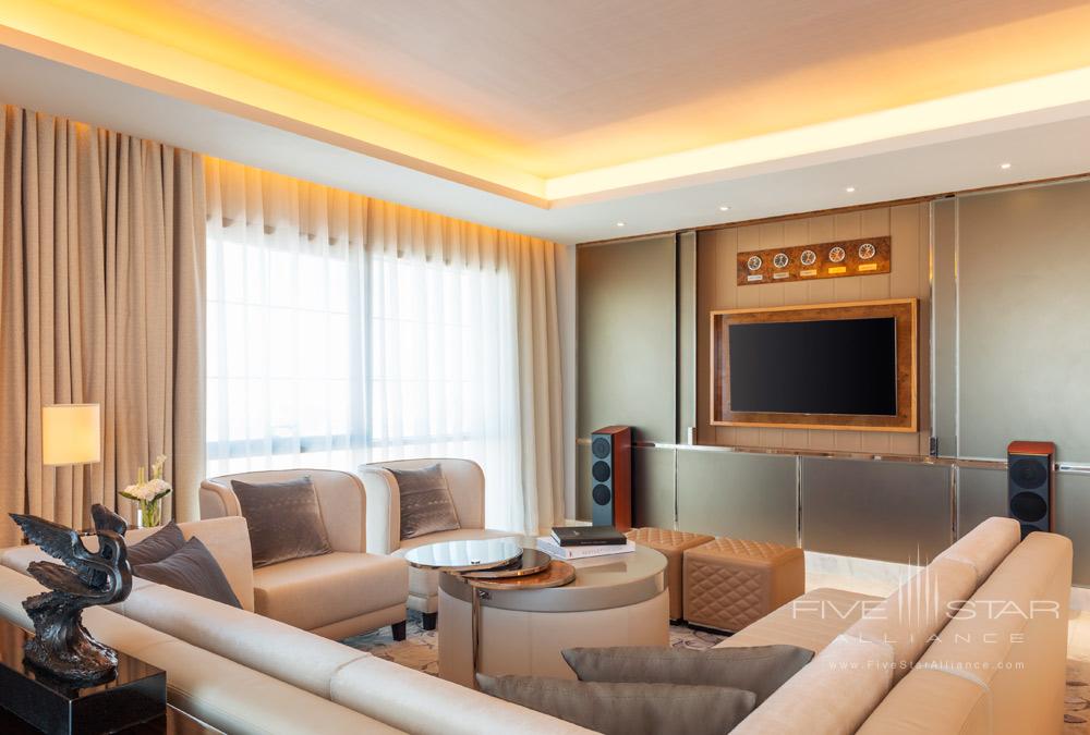 Suite Living Room at The St. Regis Dubai, United Arab Emirates