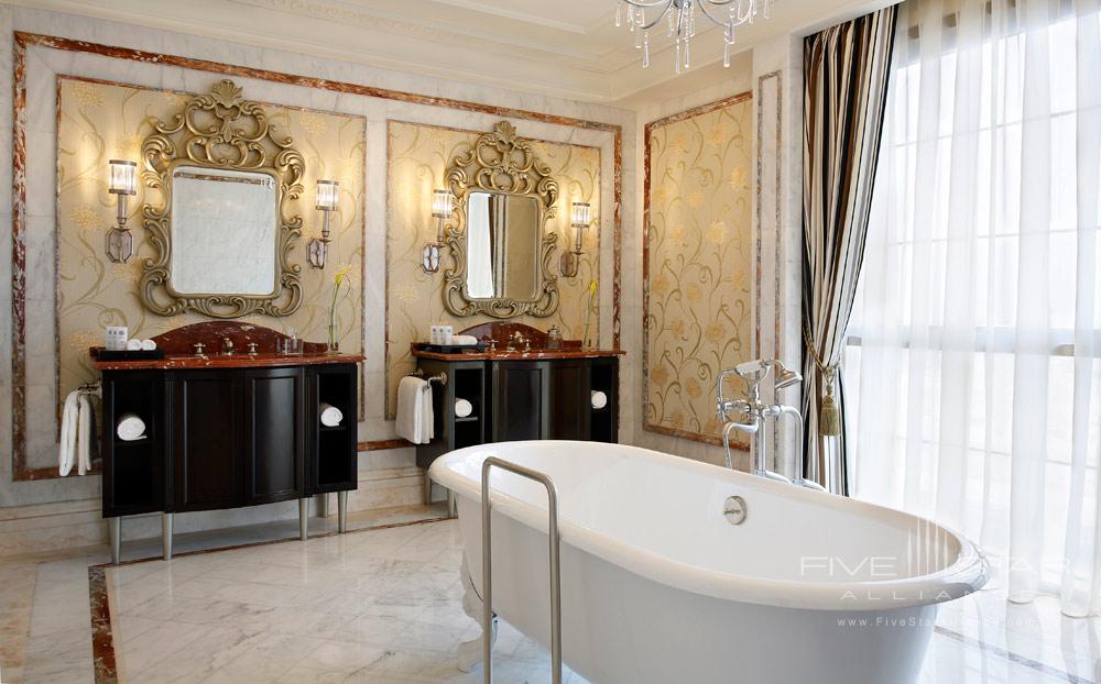 Suite Bath at The St. Regis Dubai, United Arab Emirates