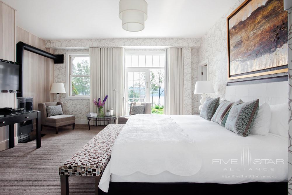 Luxury Guest Room at Manoir Hovey, Quebec, Canada