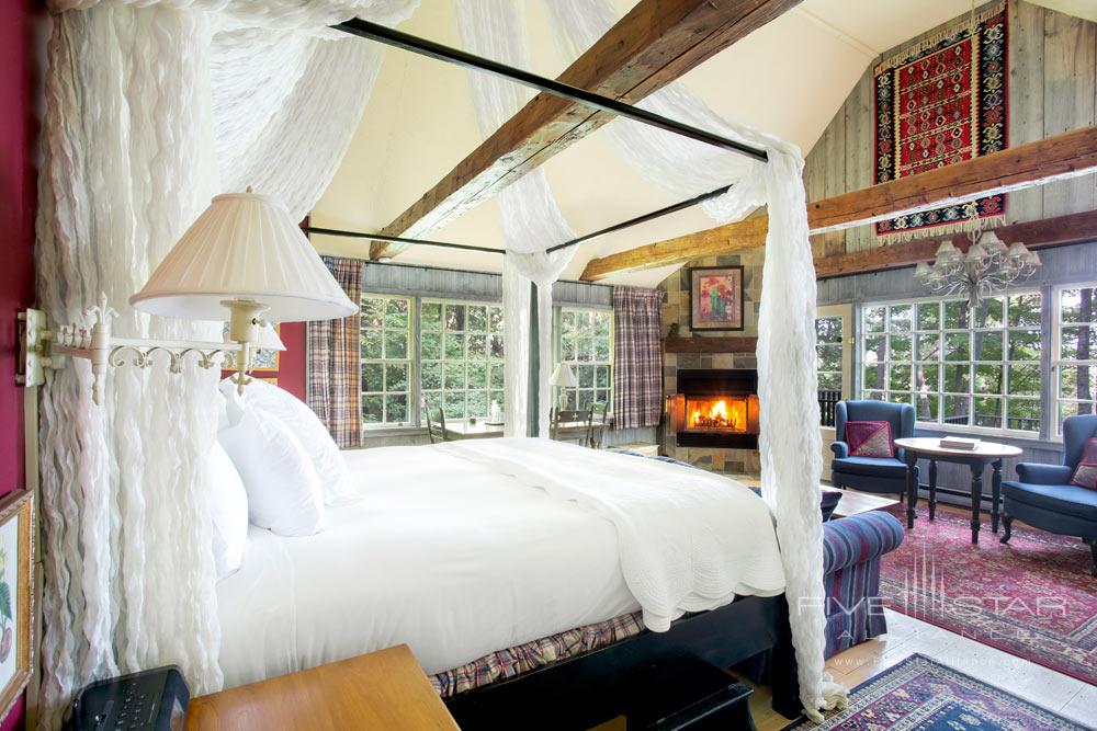 Guest Room at Manoir Hovey, Quebec, Canada