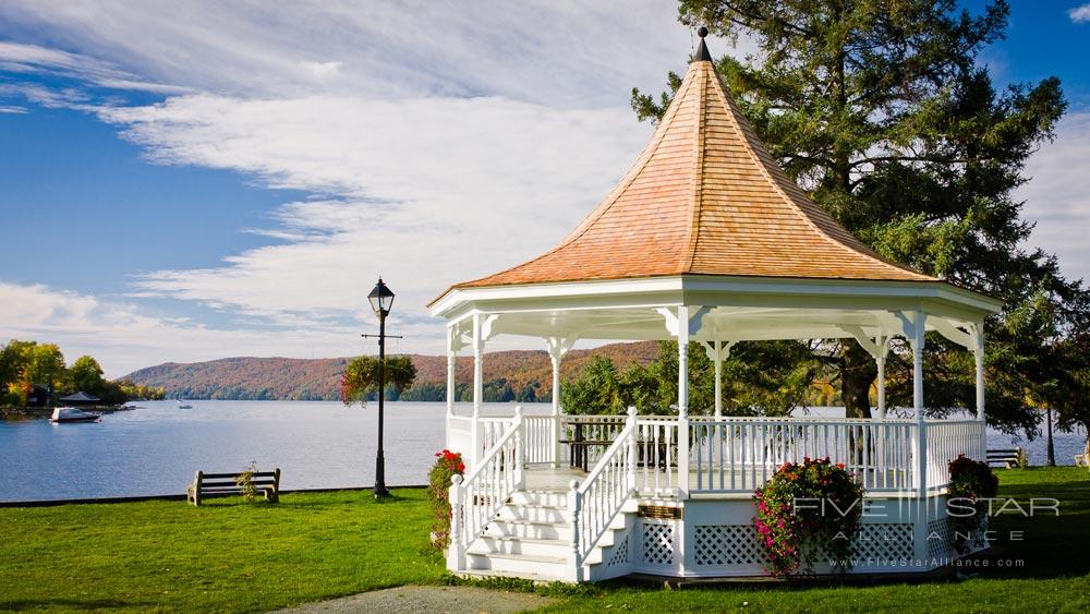 North Hatley Gazebo at Manoir Hovey, Quebec, Canada