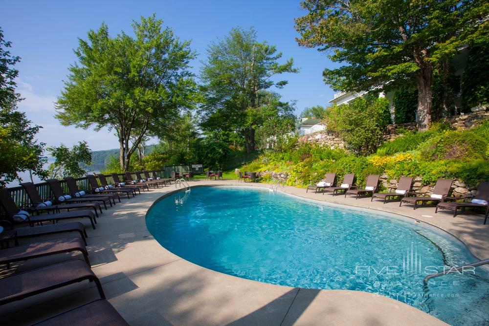Outdoor Pool at Manoir Hovey, Quebec, Canada
