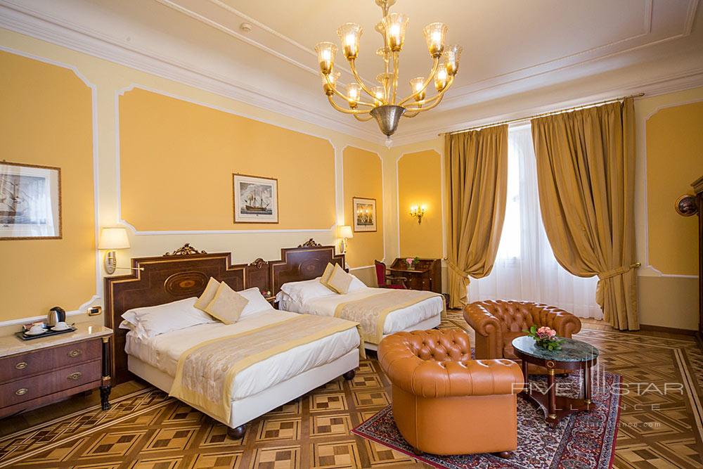Double Guest Room at Hotel Bristol Palace, Genova, Italy