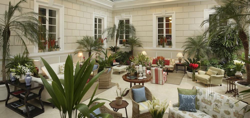 Patio of Casa Gangotena, Quito, Ecuador