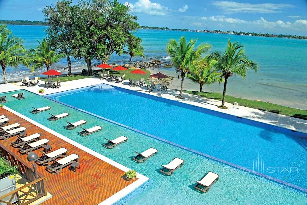 Hotel Pool and Sunbathing Area at Playa Tortuga Hotel and Beach Resort, Bocas del Toro, Panama