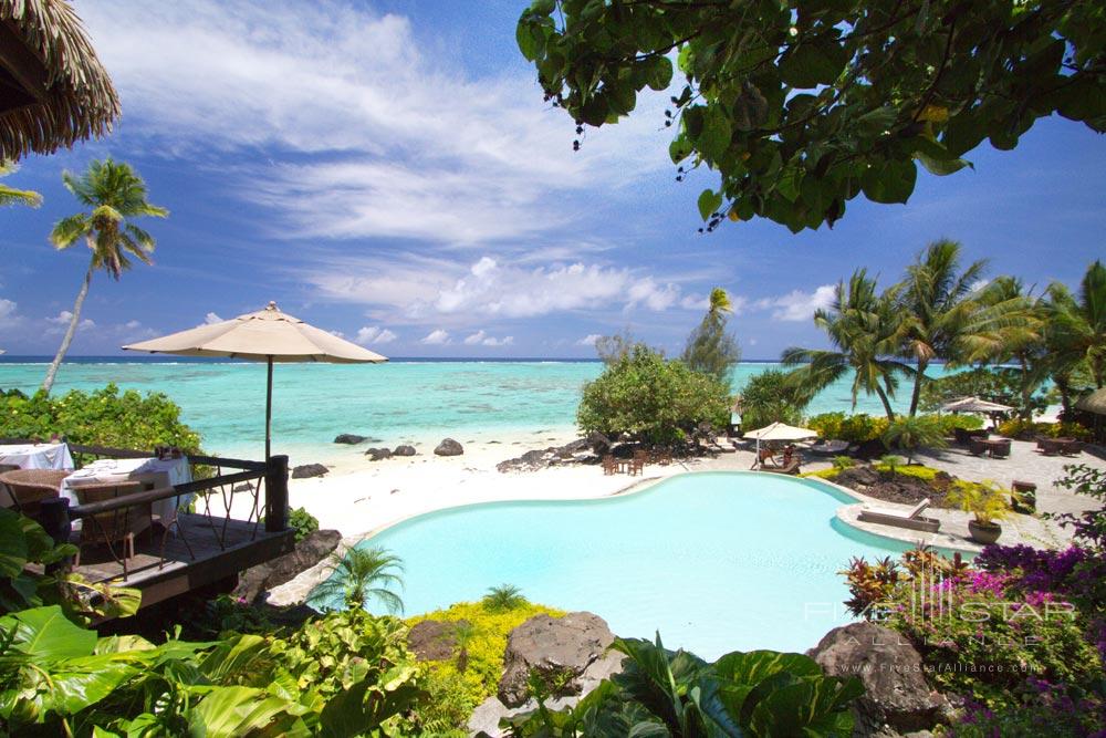 Poolside at Pacific Resort Aitutaki