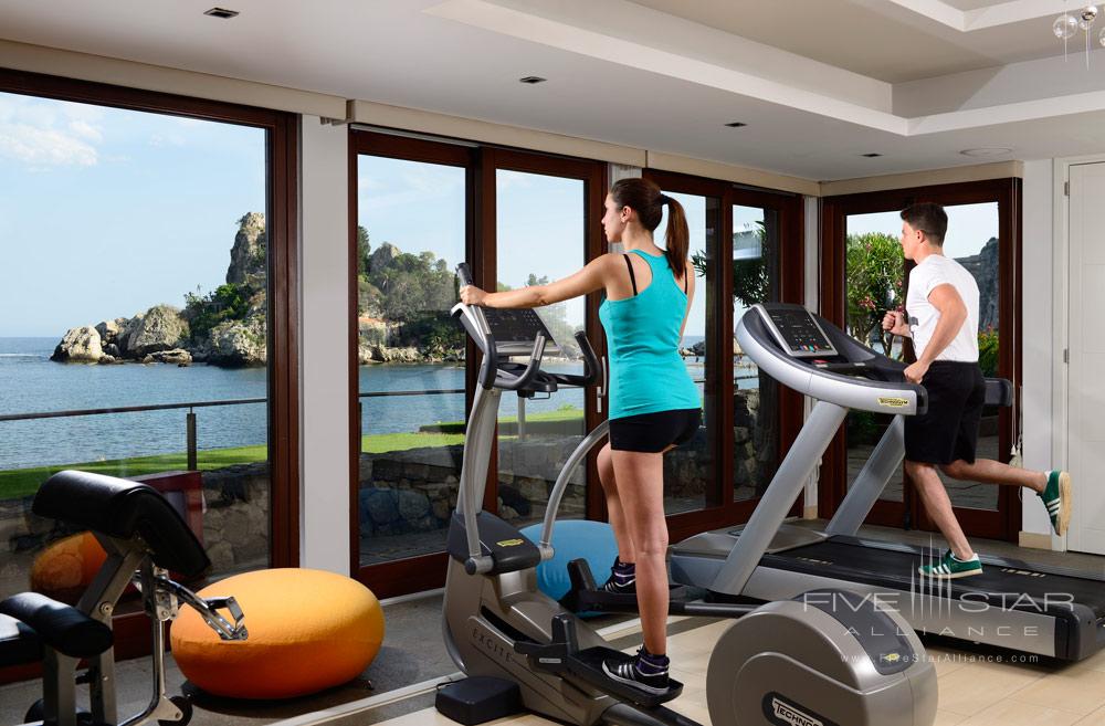 Fitness Center at La Plage Resort, Taormina, Messina, Italy